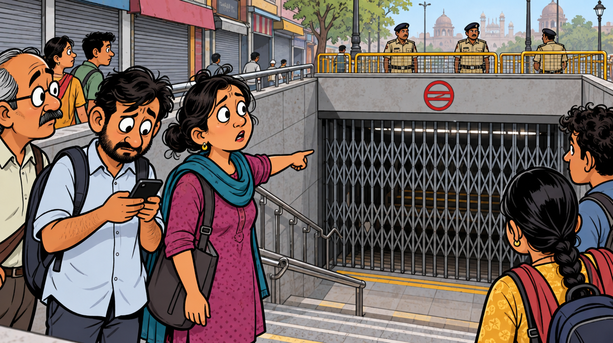 India blinda Nueva Delhi contra una protesta: trenes cancelados, metro cerrado e internet suspendido