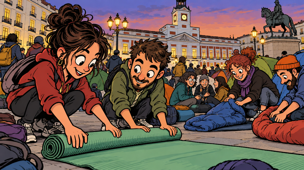 «Ni una Maricarmen más»: la manifestación por la vivienda termina en acampada en la Puerta del Sol